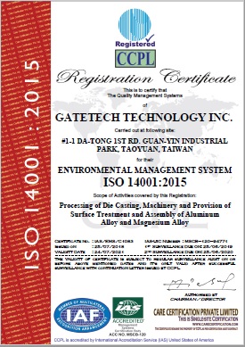 Certification ISO 14001:2004